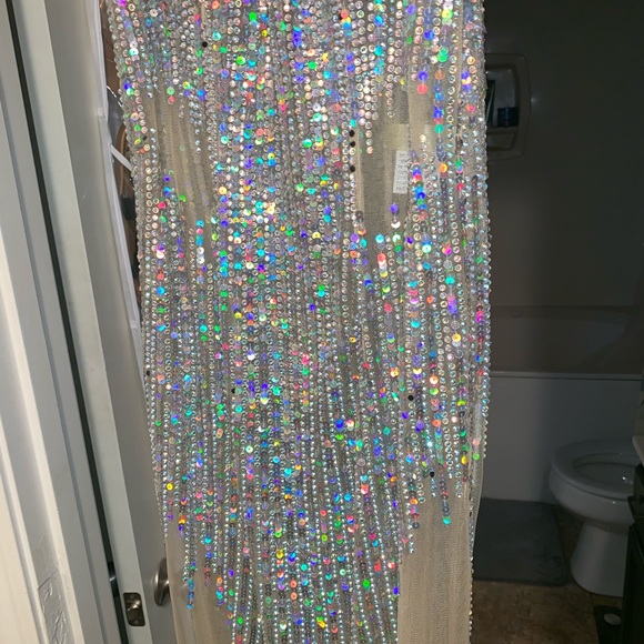 Fitted Sequin Pageant Dress - Picture 2 of 8